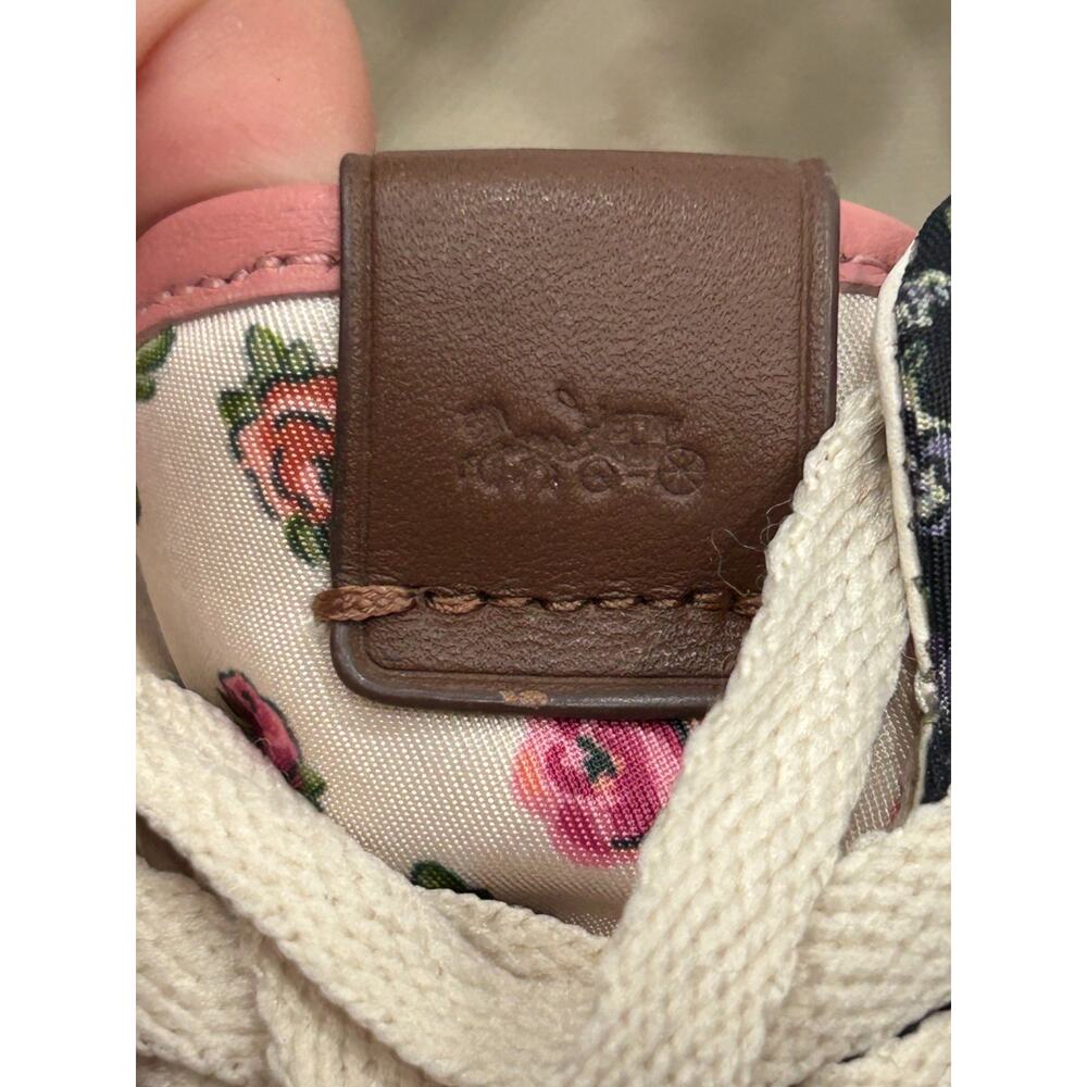 Coach‎ Womens Floral Pink Cream Beechwood Sneaker Shoes Size 9.5B - Picture 12 of 12